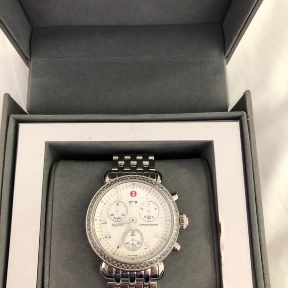 Authentic Michele Diamond Accent .67 ct CSX stainless steel main image 9